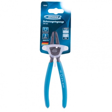 GROSS 18343 puller, for internal locking rings of 19-60 mm, curved clamping sponges, 165 mm-2
