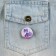 Supply icon "purple cat", d = 25mm