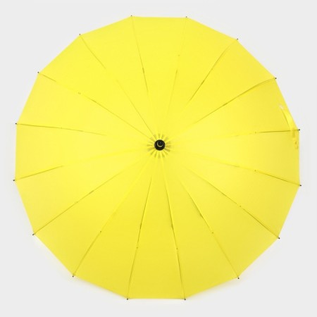 Umbrella - semi -automatic cane "plain", 16 spokes, r = 46 cm, color mix-9