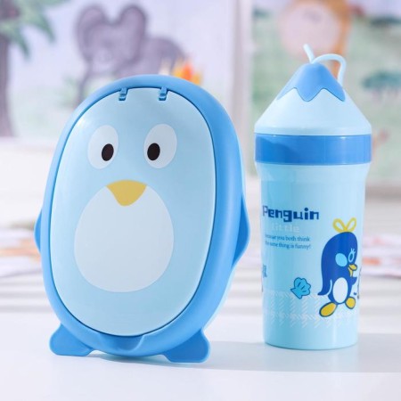 Pengui set, 2 items: lunch box, bottle 20 × 18 × 8 cm, color mix-5
