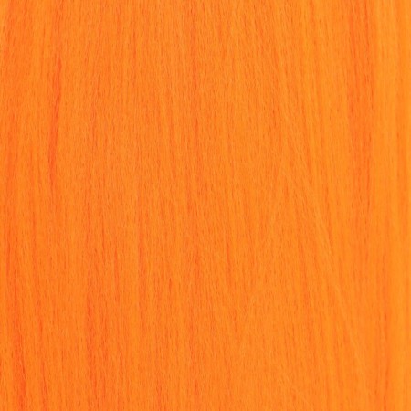 SIM-BRAIDS Kanecalon is monophonic, corrugated, 65 cm, 90 gr, orange color (#orange)-1