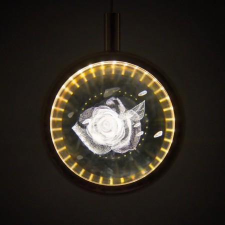 Lumber "Rose" LED 7W 4000k gold 11x10x11-110cm Bayerlux-7