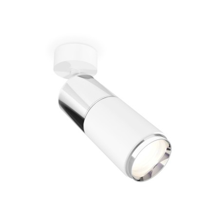 Ambrella Light, Techno, XM6312017, GU5.3, white sand color, polished silver.