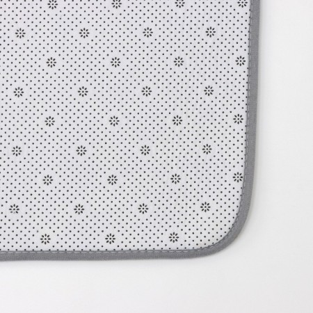 Bath and toilet mat “Luminous stars”, 50 × 80 cm, gray color, Mix drawing-6