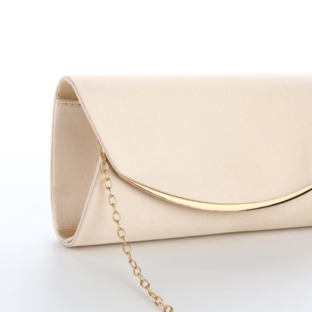 Female bag on a magnet, beige color-3