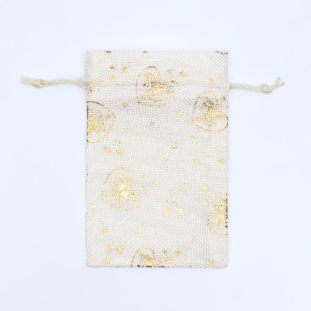 Gift bag from the canvases "Bells", 10 x 14 cm-1