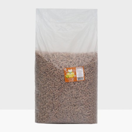 Filler for the cat's omuikot cat's corn granulum 6 mm. 15 kg.