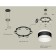 Ambrella Light Acrylic lamp, XR92051202, GX53 LED 12 W, black sand, white matte