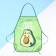 Apron for children for creativity Ethel "Avocado" 49x39 cm