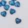 Coboson "Heart" dark blue 1 cm