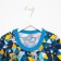 Pajamas for a boy, color triangles/astronauts, height 92 cm