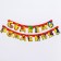 Girland on the eyelets "Happy Birthday!", Length 240 cm, Avengers