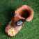 Figure pot "Boat with a nest" 15.5x27cm mix