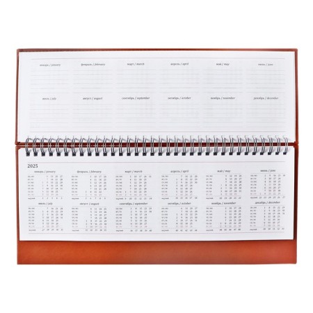 Planing is a low -off 100 x 300 mm, 56 sheets, on the crest, an artificial leather cover, brown-4
