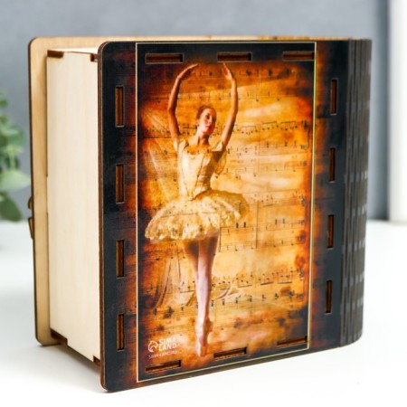 Basket box "Ballerina" 14x14 cm-6