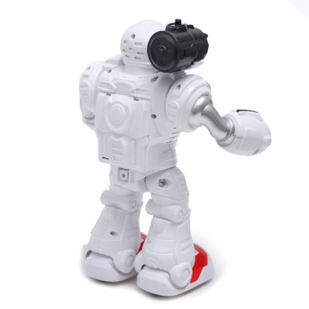 The Hero robot, light and sound effects, works from batteries, red color-3
