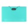 Elastic band A6, 12 departments, patterns, turquoise pastel