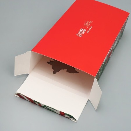 Folding box "needles, cones and toys", 20 x 10 x 5 cm, new year-4