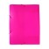 A4, 500 μm elastic band, calligrata "neon", spine 30 mm, neon, pink