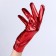Carnival accessory- gloves, color red metallic, artificial leather