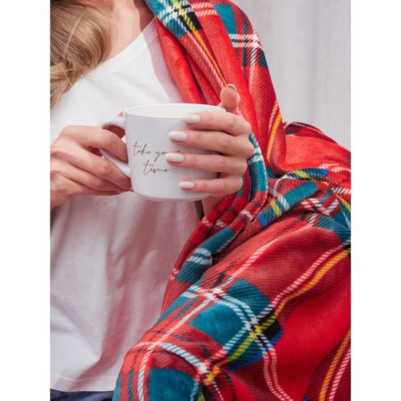 Shotlandiya plaid, size 200x220 cm-6