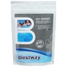 Remedy in granules to lower the level of pH of water in pools, 250 g