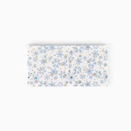 Box for chocolate "Snowflakes", 17.3 x 8.8 x 1.5 cm, New Year-1