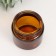 Bank for candles glass with a cork "Brown" 100 ml 6.5x6.5x6.5 cm
