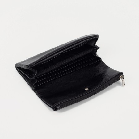Women's wallet with lightning, black color-2