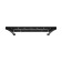 Metal shelf 400x220 mm for storing heavy cargo, wall, black