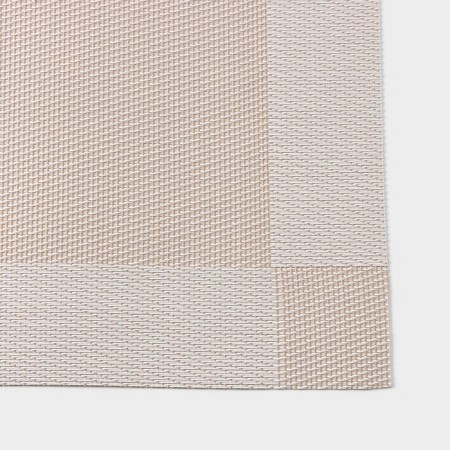 Serving napkin on the table "Chess", 45 × 30 cm, beige-white color-1