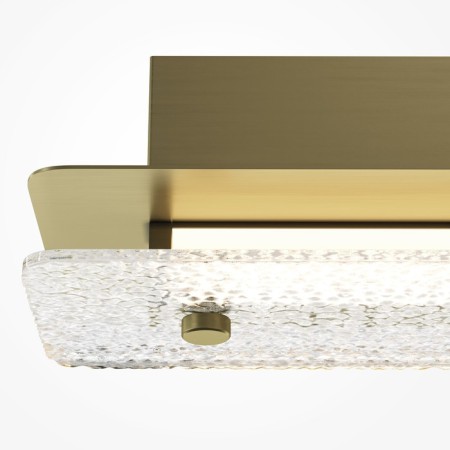 Bra Maytoni P091WL-L21G3K, LED, 23W, 80x7x8 cm, 720lm, Color Gold-2