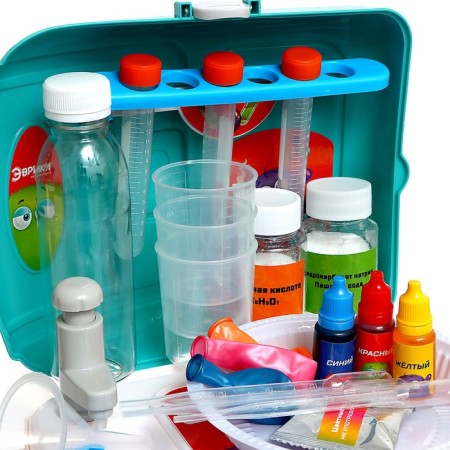 Set for experiments “My first laboratory. New Year ", table 3 in 1, 60 experiments-5