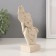 Souvenir Polystone Bust "Parents with the Baby" White in nettles 10x5x15.5 cm