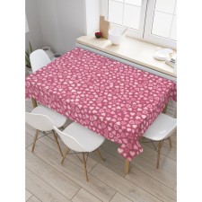 Groundpress “Gumming hearts”, rectangular, oxford, size 145x180 cm