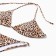 Separate female Minaku swimsuit Leopard, size 42