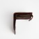 Male purse on a magnet, department for bills, for maps, for coins, brown color