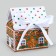 Box a gift New Year's folding "gingerbread house", 15 x 18 x 10 cm, New Year