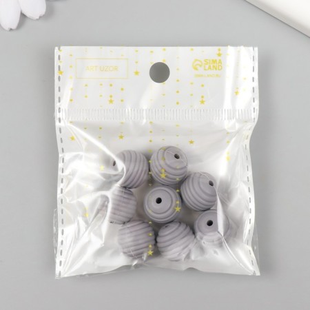 Busina Silicon "Round with a beam" Light gray d = 1.5 cm-2