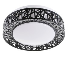 Lamp 1730/1bk LED 18W Black 26x26x7.5 cm