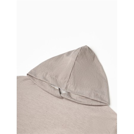 Children's hoodie minaku, gray color, height 146 cm-1