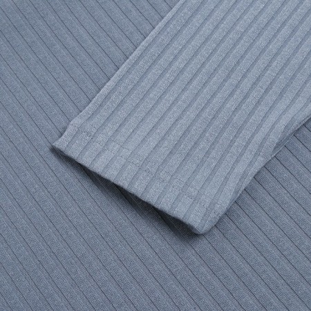Female set (longshilly, trousers) minku: casual collection color gray-blue, rn 42-8