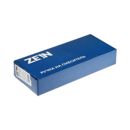 Handle on the Zein Z002 mixer, for a crane-box with a rod under a square, plastic, color chromium-2