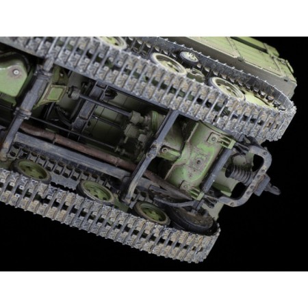 The team of truck model "Soviet caterpillar tractor STZ-5", star, 1:35, (3663)-4