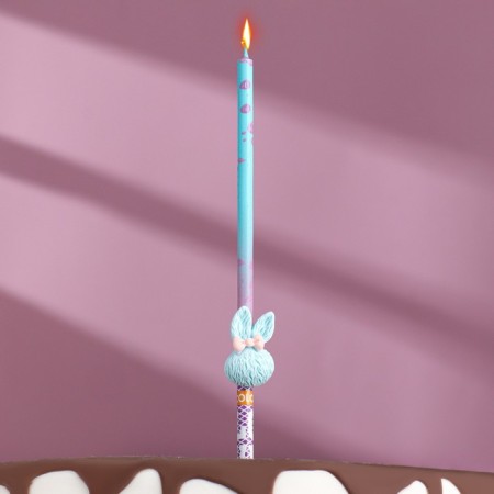 Candle in the Cake "Hare ears", 14.5 cm, mix
