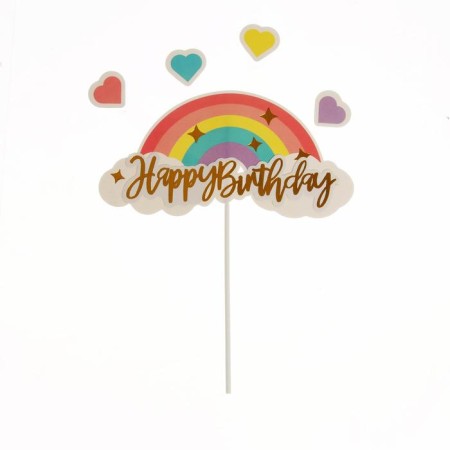 Topper "Happy Birthday. Rainbow"