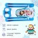 Snow -chapel "Masha and the Bear", SMM2, with a back and a seat belt, the color is blue/white
