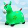 Toy - Children's "Musical Horse" Rubber inflatable, 50x30cm, green