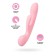 Unrealistic vibrator Satiffyer Triple OH, 24 cm, silicone, pink color