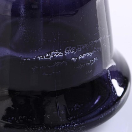 Hookah "Bear", 45 cm, 1 tube, dark blue flask, black mine-1